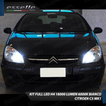 Conversione Fari Full LED 9800LM + 9800LM + 330LM Citroen C5 Pre-Restyling