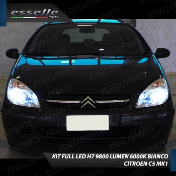 Conversione Fari Full LED 9800LM + 9800LM + 330LM Citroen C5 Pre-Restyling