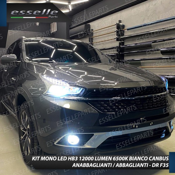 Kit Mono led coppia HB3 Anabbaglianti Abbaglianti 12000 lumen DR F35