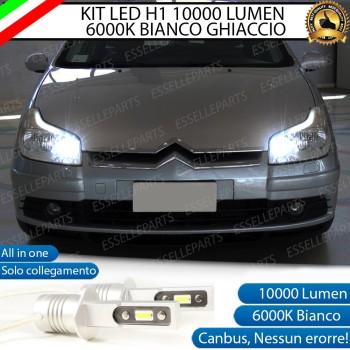 Kit Full LED Abbaglianti H1 10000 Lumen 6000K bianco CITROEN C5 Mk1 RESTYLING Kit Full LED Abbaglianti H1 10000 Lumen 6000K bianco CITROEN C5 Mk1 RESTYLING