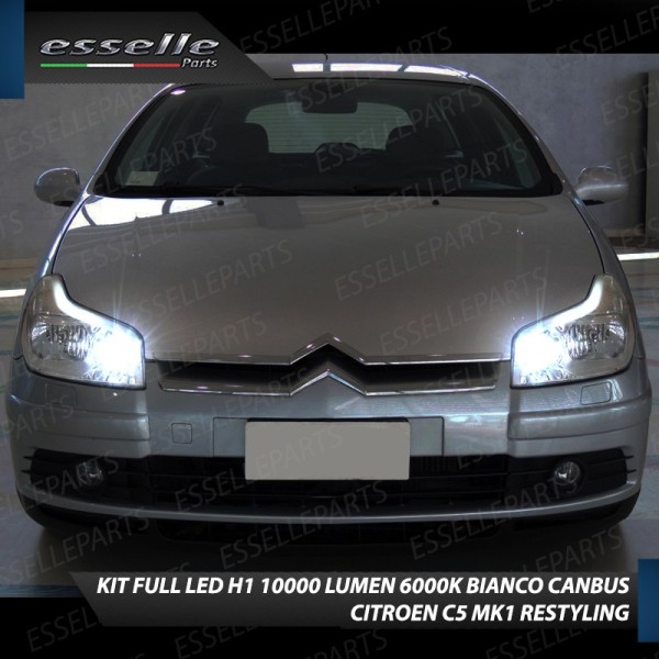 Conversione Fari Full LED 9800LM + 10000LM + 330LM Citroen C5 Restyling