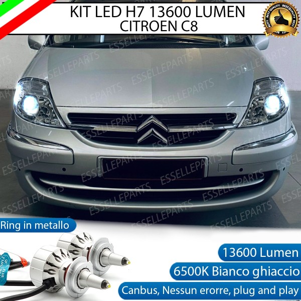 Kit Full LED H7 Monoled al quarzo 13600 LUMEN Citroen C8
