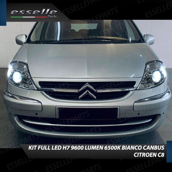 Kit Full LED H7 9600 LUMEN Anabbaglianti Citroen C8