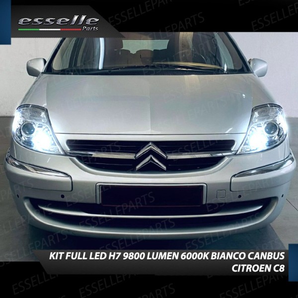 Kit Full LED H7 coppia lampade ABBAGLIANTI CITROEN C8