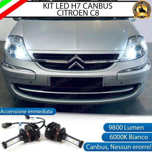 Kit Full LED H7 coppia lampade ABBAGLIANTI CITROEN C8