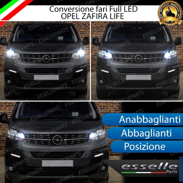 Conversione Fari Full LED OPEL ZAFIRA LIFE
