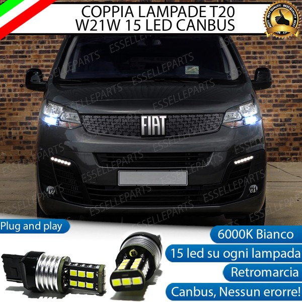 Luci diurne 15 LED T20 Fiat Ulysse III
