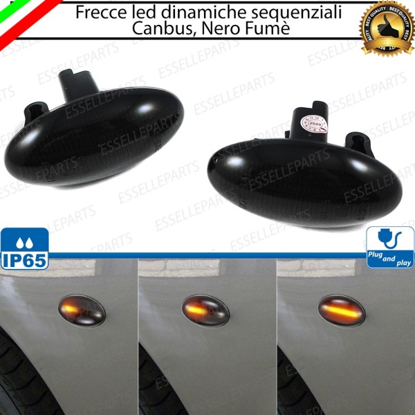 Placchette Dinamiche Nere fumè Laterali per frecce specifiche per OPEL ZAFIRA LIFE