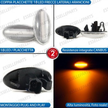 PLACCHETTE LATERALI A 18 LED PER FRECCE SPECIFICHE PER OPEL VIVARO C PLACCHETTE LATERALI A 18 LED PER FRECCE SPECIFICHE PER OPEL VIVARO C
