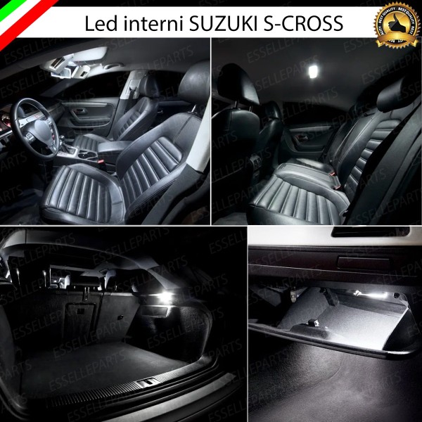 Kit LED interni Completo 6000K Bianco Canbus Suzuki S-Cross senza tetto panoramico