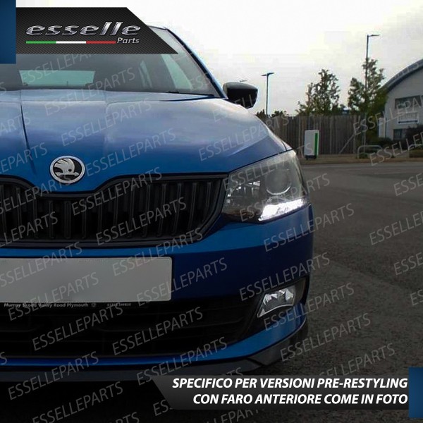 Tappi Coprifaro Abbaglianti Skoda Fabia MK3 pre-restyling