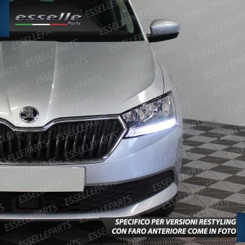 Tappi Posteriori Maggiorati in Gomma per Abbaglianti Skoda Fabia 3 Restyling