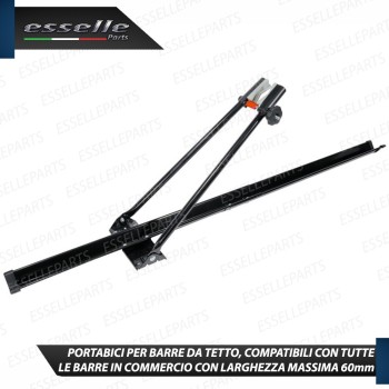 Portabici per Barre da Tetto in acciaio per una Bicicletta Portabici per Barre da Tetto in acciaio per una Bicicletta