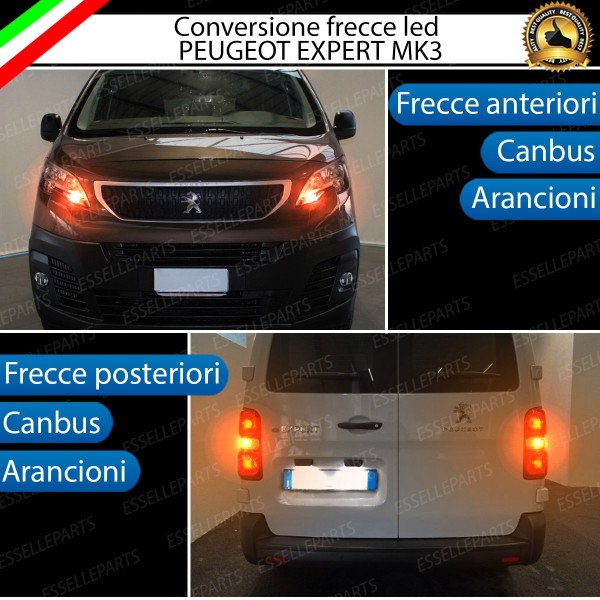 Conversione Frecce Anteriori e Posteriori Canbus per Peugeot Expert III