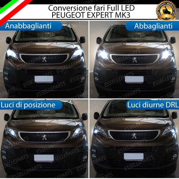 Conversione fari full LED Peugeot Expert III