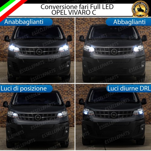 Conversione fari full LED Opel Vivaro C