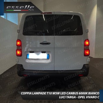 Luci Targa 5 LED Canbus 6000K per Opel Vivaro C Luci Targa 5 LED Canbus 6000K per Opel Vivaro C