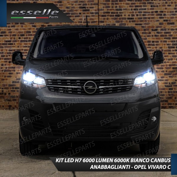 Kit Full LED coppia H7 - ULTRA COMPATTA - 6000 LUMEN Anabbaglianti Opel Vivaro C
