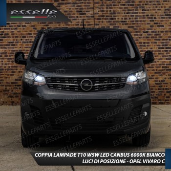 Luci posizione T10 W5W 5 LED Canbus Opel Vivaro C Luci posizione T10 W5W 5 LED Canbus Opel Vivaro C