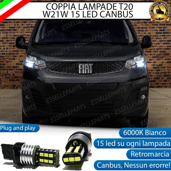 Luci diurne 15 LED T20 Fiat Scudo 3