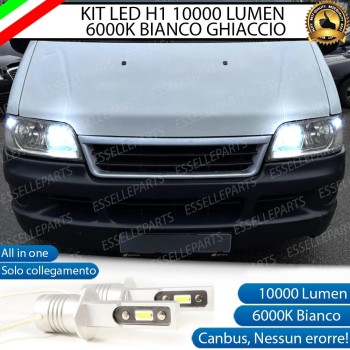 Kit Full LED coppia H1 - ULTRA COMPATTA - 10000 LUMEN abbaglianti FIAT DUCATO
