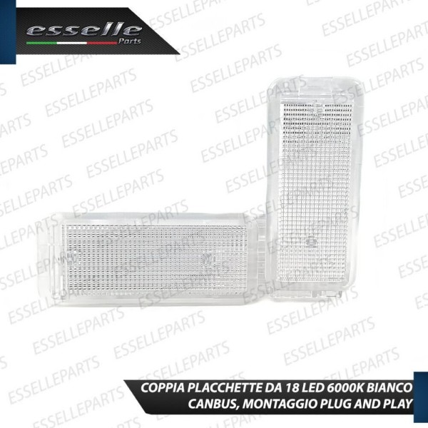 Coppia placchette LED VANO BAGAGLI bagagliaio Toyota Proace Verso