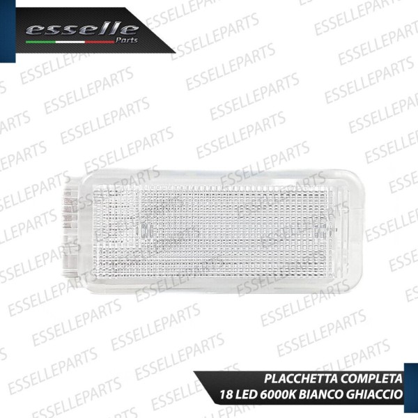 Coppia placchette LED VANO BAGAGLI bagagliaio Opel Zafira Life