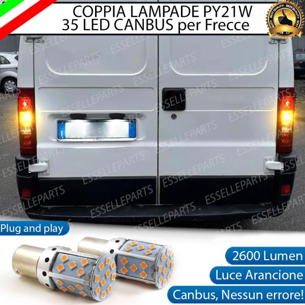 Coppia Frecce Posteriori PY21W 35 LED Canbus FIAT DUCATO II