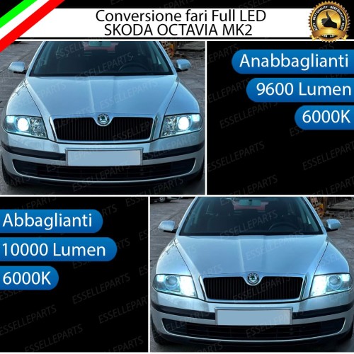 Conversione a Led H7 H1 per Skoda Octavia 2 1Z 6000K Canbus