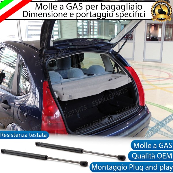 Ammortizzatori molle a gas pistoncini portellone bagagliaio CITROEN C3 I