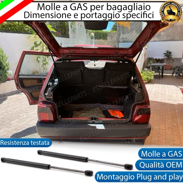 Ammortizzatori molle a gas pistoncini portellone bagagliaio FIAT UNO DAL 1989 AL 1995