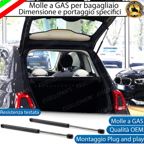 Ammortizzatori molle a gas pistoncini portellone bagagliaio FIAT 500 Restyling
