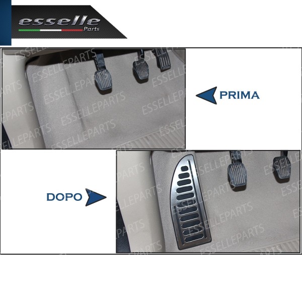 POGGIAPIEDI POGGIA PIEDE GOMMA ANTISCIVOLO ADESIVO IN ALLUMINIO