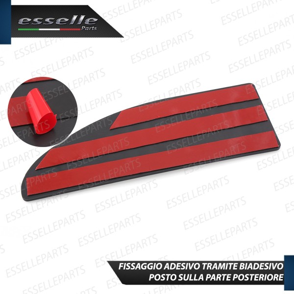 POGGIAPIEDI POGGIA PIEDE GOMMA ANTISCIVOLO ADESIVO IN ALLUMINIO