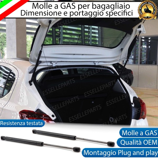 Ammortizzatori molle a gas pistoncini portellone bagagliaio OPEL CORSA E 3 PORTE