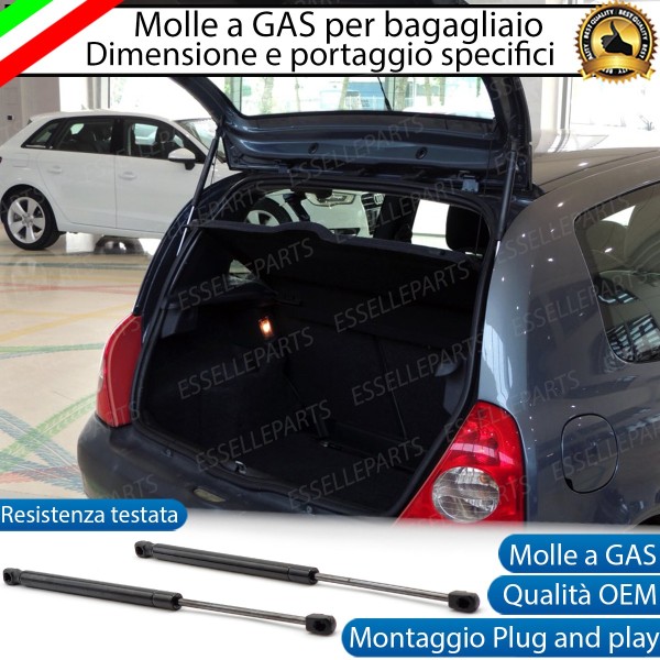 Ammortizzatori molle a gas pistoncini portellone bagagliaio RENAULT CLIO 3