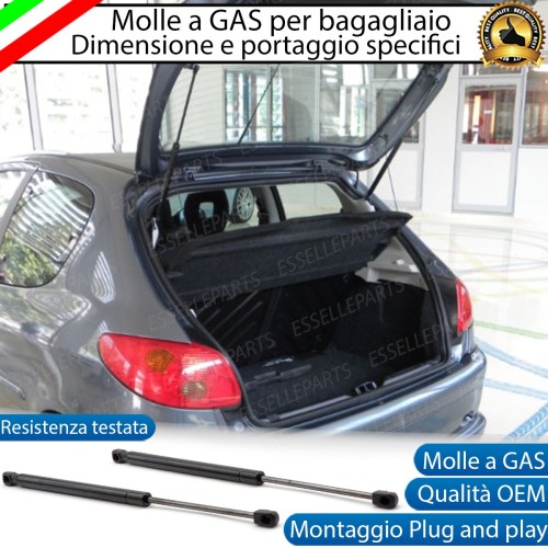 Ammortizzatori molle a gas pistoncini portellone bagagliaio PEUGEOT 206 +