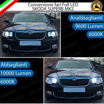 Conversione Fari Full LED Skoda Superb 2 Conversione Fari Full LED Skoda Superb 2