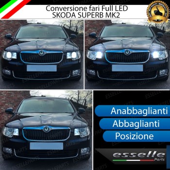 Conversione Fari Full LED Skoda Superb 2 Conversione Fari Full LED Skoda Superb 2