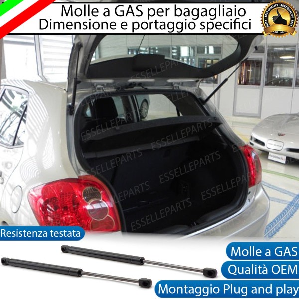 Ammortizzatori molle a gas pistoncini portellone bagagliaio TOYOTA AURIS MK1 RESTYLING