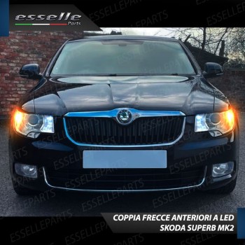 PER MODELLI FINO AL 2012 - Coppia Frecce Anteriori PY21W 35 LED Canbus SKODA SUPERB 2 PER MODELLI FINO AL 2012 - Coppia Frecce Anteriori PY21W 35 LED Canbus SKODA SUPERB 2