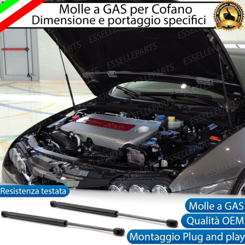 Ammortizzatori molle a gas pistoncini cofano anteriore ALFA ROMEO SPIDER