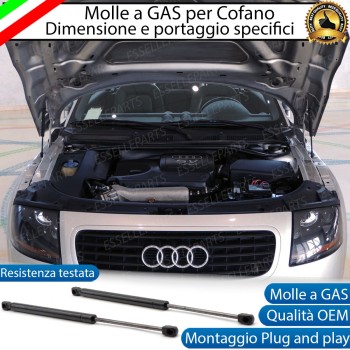 Ammortizzatori molle a gas pistoncini cofano anteriore AUDI TT 8N