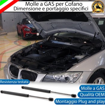 Ammortizzatori molle a gas pistoncini cofano anteriore BMW SERIE 3 E90 E91
