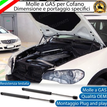 Ammortizzatori molle a gas pistoncini cofano anteriore BMW X5 E70
