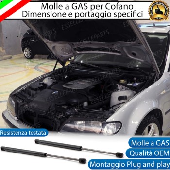 Ammortizzatori molle a gas pistoncini cofano anteriore BMW SERIE 3 E46