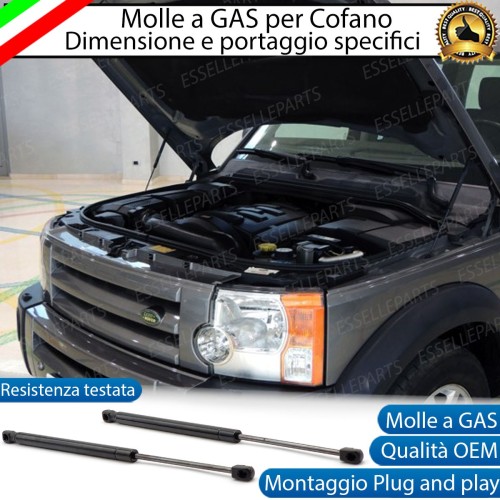 Ammortizzatori molle a gas pistoncini cofano anteriore LAND ROVER DISCOVERY III