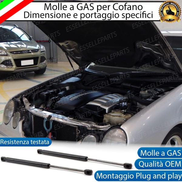 Ammortizzatori molle a gas pistoncini cofano anteriore MERCEDES CLASSE E W210