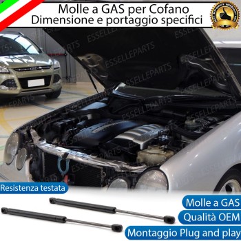 Ammortizzatori molle a gas pistoncini cofano anteriore MERCEDES CLASSE E W210