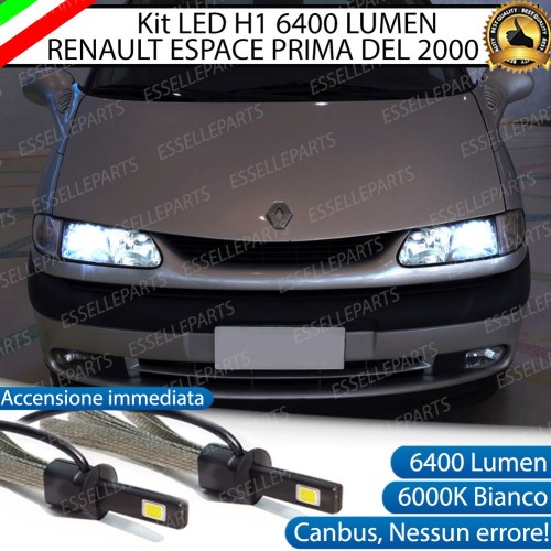 Kit Full LED H1 Anabbaglianti 6400 Lumen 6000K bianco RENAULT ESPACE 3